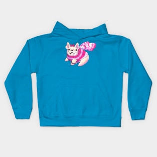 Fairy french Bulldog Kids Hoodie